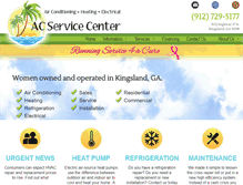 Tablet Screenshot of acservicecenter.net